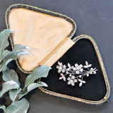 Diamond Spray Brooch