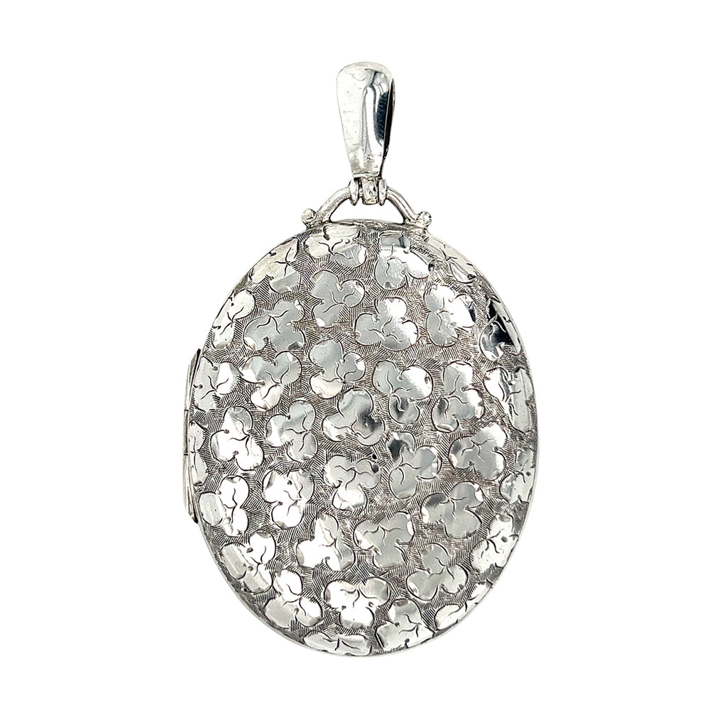 Silver Oval Locket