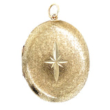 Gold Oval Locket