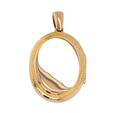 Diamond and Ruby Set Gold Locket