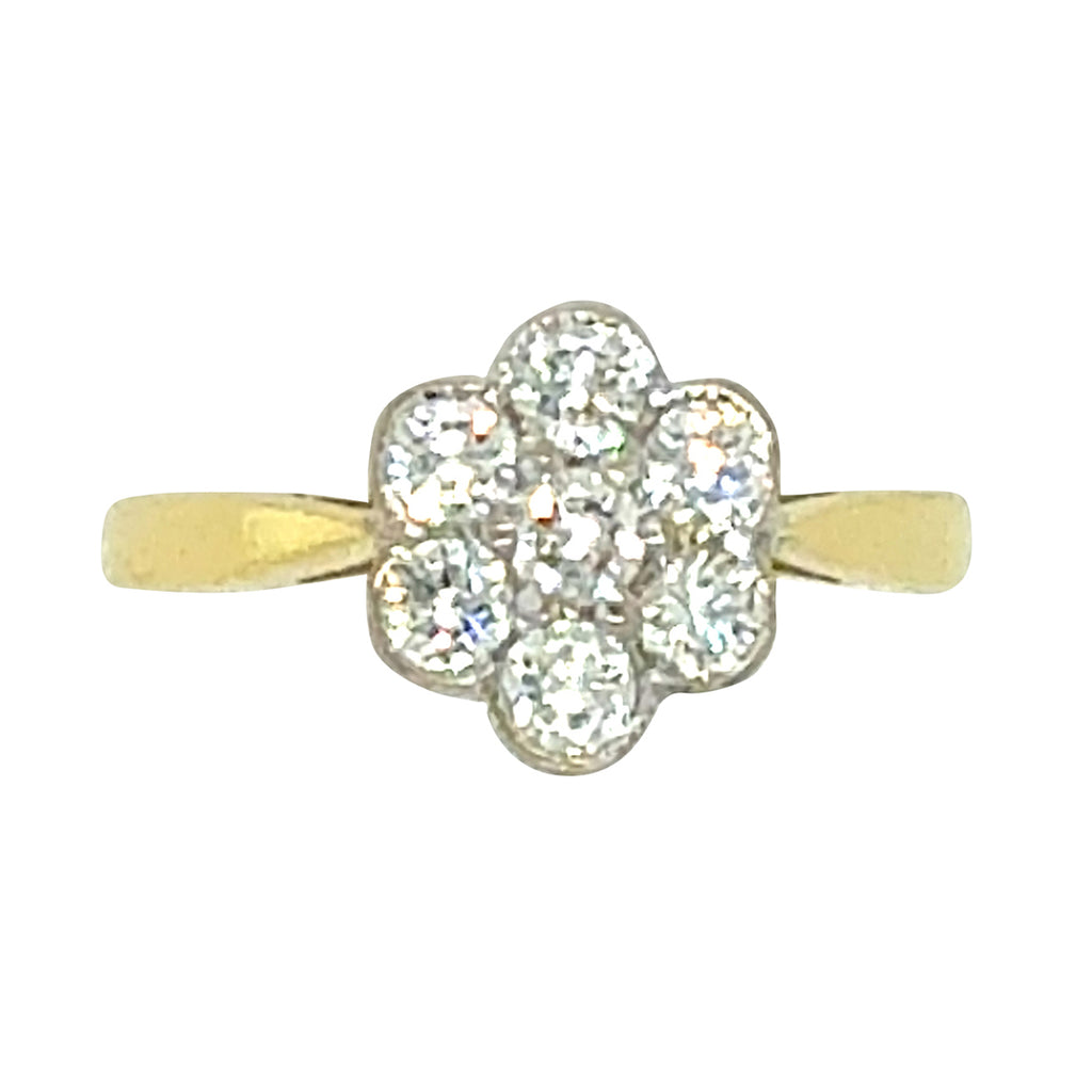 Diamond 'Daisy' Cluster Ring