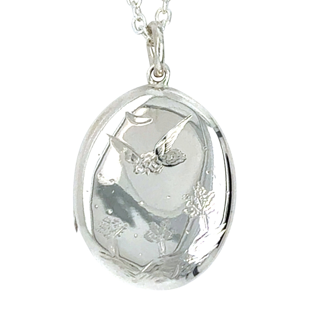 Silver Oval Locket