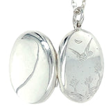 Silver Oval Locket