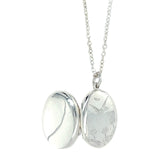 Silver Oval Locket