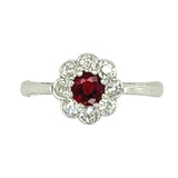 Ruby & Diamond 'Daisy' Ring
