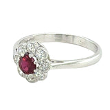 Ruby & Diamond 'Daisy' Ring