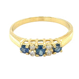 Sapphire & Diamond Ring