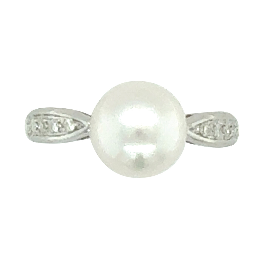 Pearl & Diamond Ring
