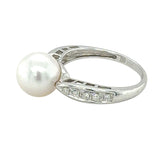Pearl & Diamond Ring