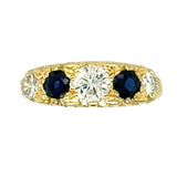 Sapphire & Diamond Ring