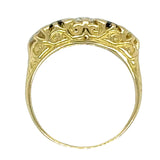 Sapphire & Diamond Ring