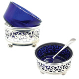 Pair of Silver Salt Dishes