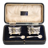 Pair of Silver Salt Dishes
