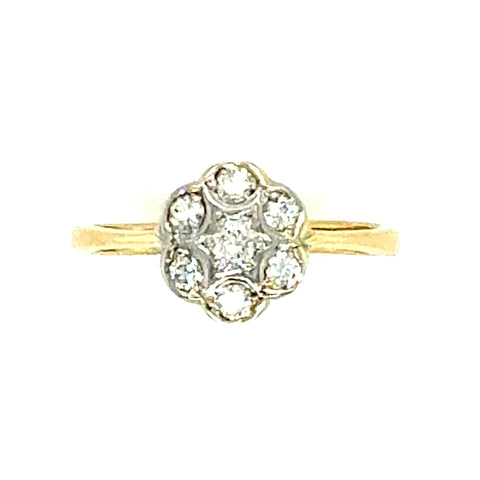 Diamond Daisy Ring