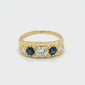 Sapphire & Diamond Ring
