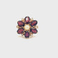 Garnet & Pearl Ring