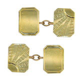 vintage gold cuff links