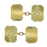 vintage gold cuff links