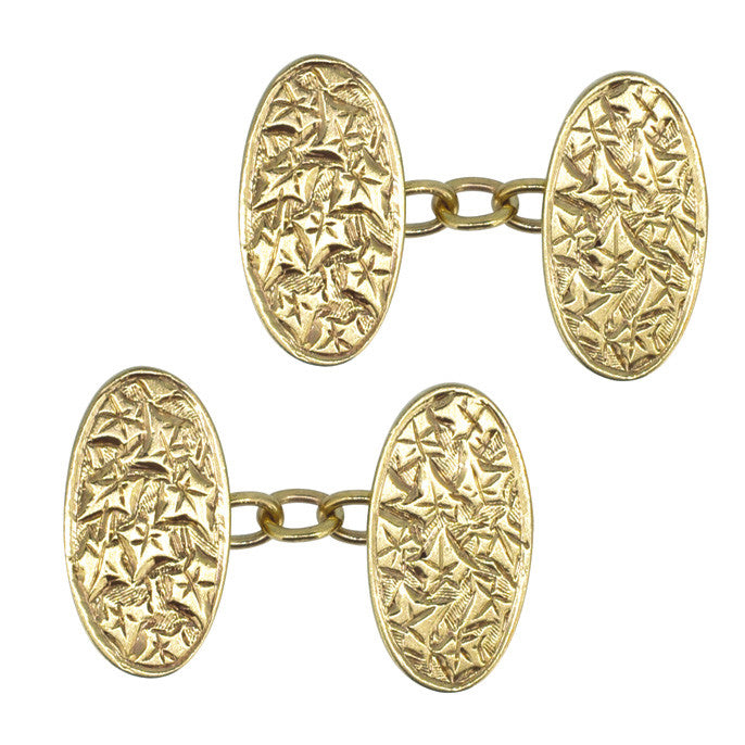 1920s gold cuff links