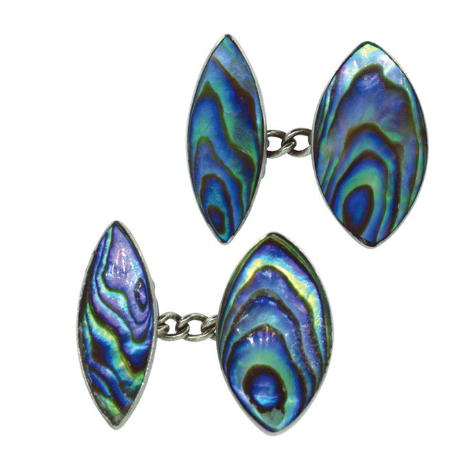 abalone cuff links