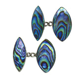 abalone cuff links