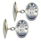 vintage silver cufflinks