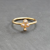 Pearl & Diamond Ring