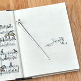 Silver Dog Paper Knife