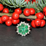 Emerald & Diamond Ring