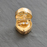 Heart Shaped Ring Box Charm