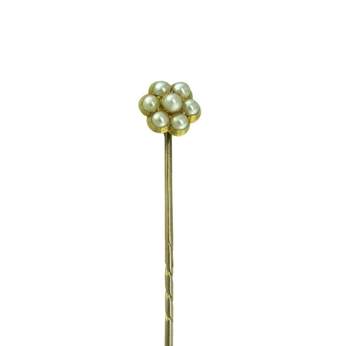 Pearl Cluster Tie Pin