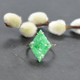 Carved Jade Ring