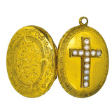 Victorian Pearl Set Locket