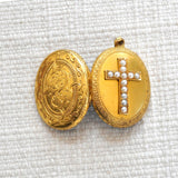 Victorian Pearl Set Locket