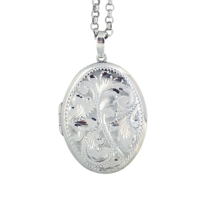 vintage silver locket