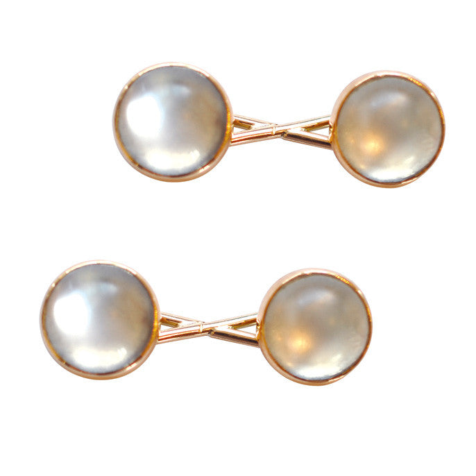 moonstone cuff links