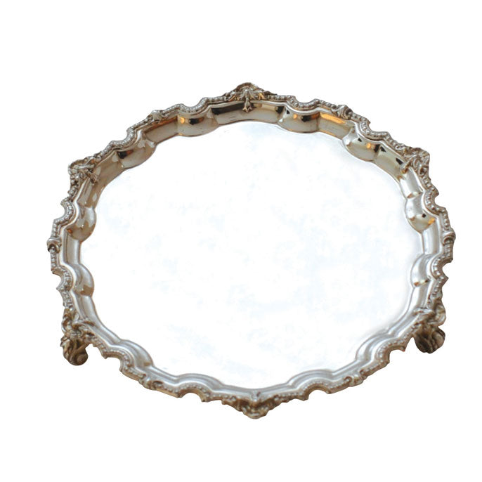 Vintage silver salver