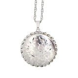 vintage silver locket