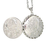 silver locket