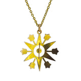 Turquoise & Pearl Star Necklace