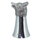 Silver Fox Head Stirrup Cup