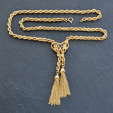 Rope Chain Tassel Necklace