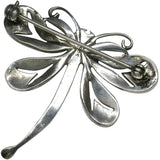 Marcasite Dragonfly Brooch