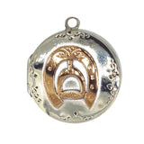 Silver Horse Shoe Locket