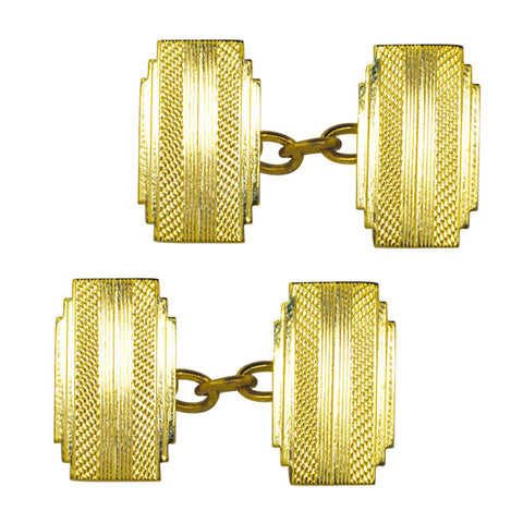 9ct Art Deco Cufflinks