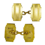 9ct Art Deco Cufflinks