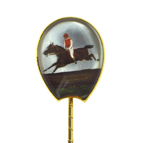 Essex Crystal Racehorse Tie Pin