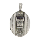 antique silver locket