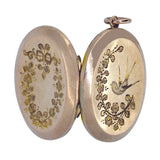 Oval 'Swallow' Engraved Locket