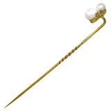 Pearl & Diamond Tie Pin